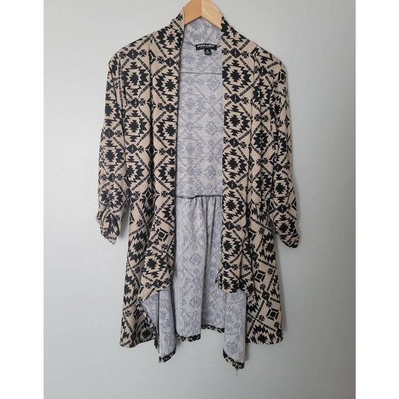 About A Girl Los Angeles Shawl Collar Cardigan M - Picture 5 of 5